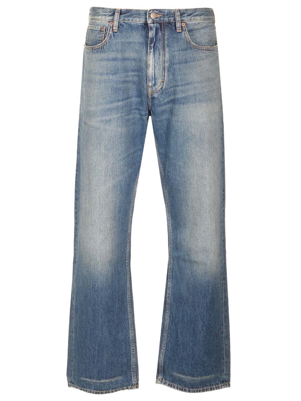 Valentino Garavani Stonewashed Denim Jeans - Blu | 99d82ea7019156e796dadeb2514b53a0b3b1c26b