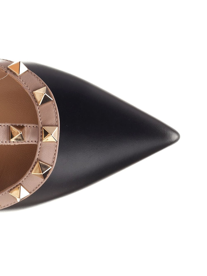 Valentino Garavani Rockstud Decollete - Nero | 60d4a7916956b99efef6167880215a298e15ea5a