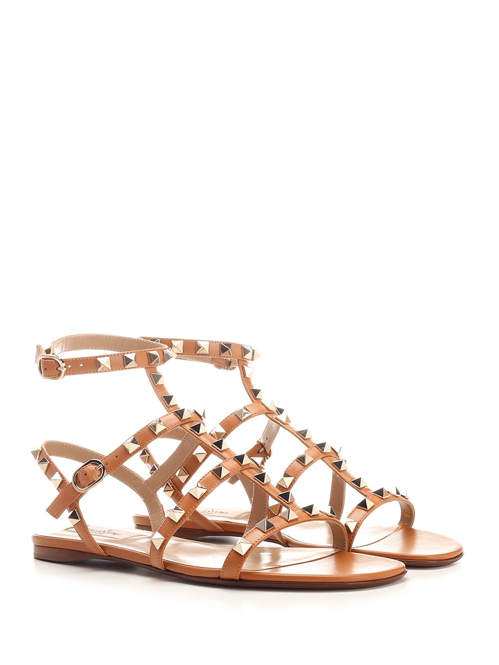 Valentino Garavani Rockstud Sandali - Beige | cc694ed73be9d940feb3b3a94018525a7c0d2c6e