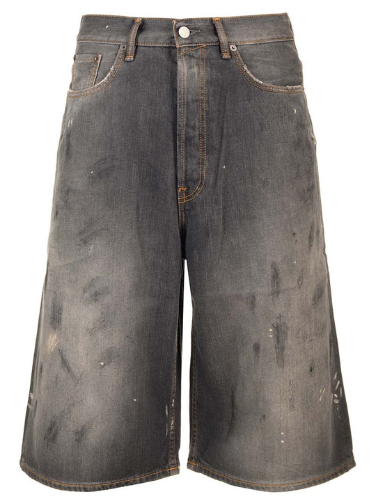 Short Jeans Trousers Blu