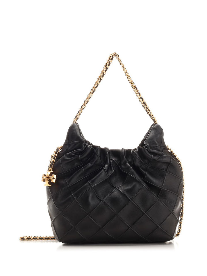 Tory Burch Fleming Drawstring Bag Handbags - Nero | ffde9599c5d0b1820e444e3bc80e5dd89b2732a1