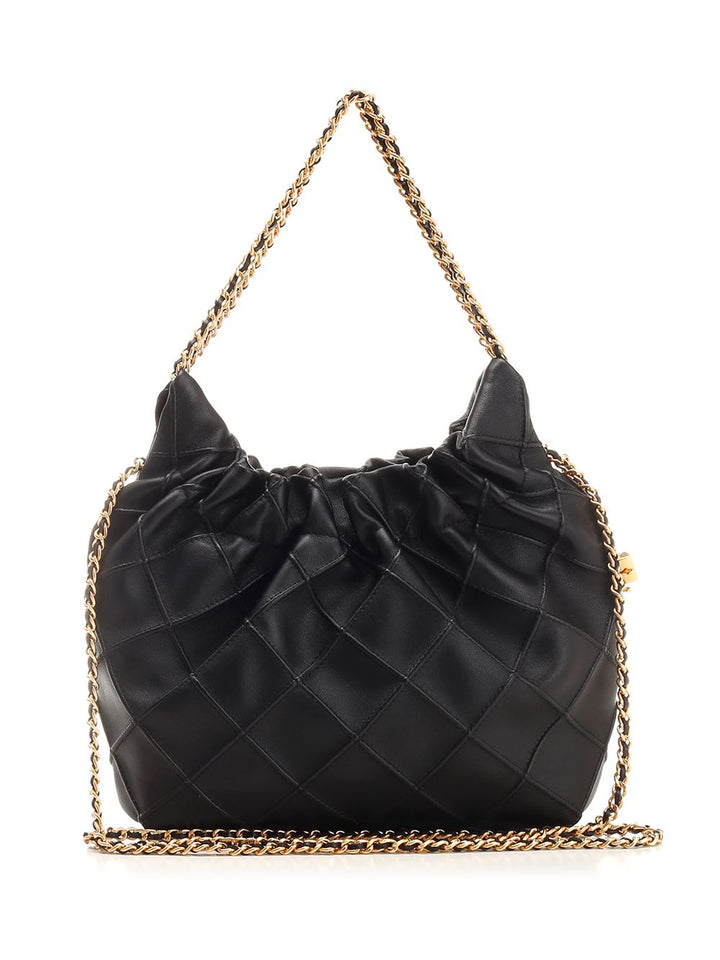 Tory Burch Fleming Drawstring Bag Handbags - Nero | ba9e07660c3fb9f6dda42f696be02144ee8ed33f