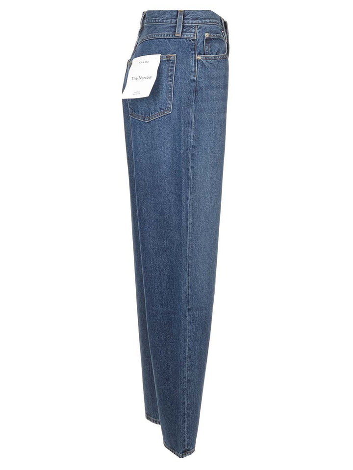 Frame The Narrow Jeans - Blu | 92424229dfd6a42f74ebd216feba50a1979cea1f