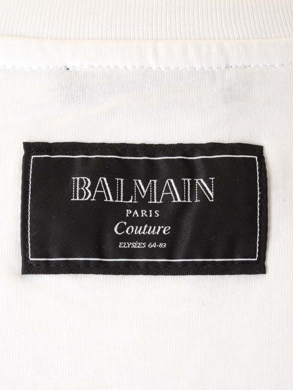 Balmain Je T T-Shirt - Bianco | b6b4039fadf94207a4abec83f8ed5e8ce3a4e0a1