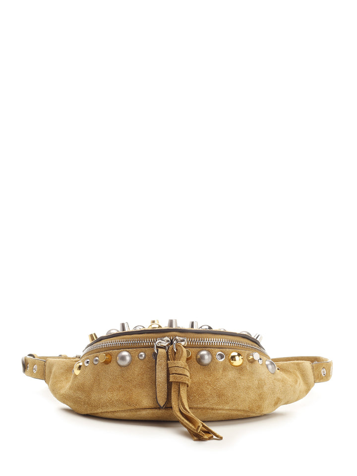 Valentino Garavani Nellcote Bum Bag In Suede Belt Bags - Marrone | 6c615c825350791feca9892d4e76e80c959cbf49