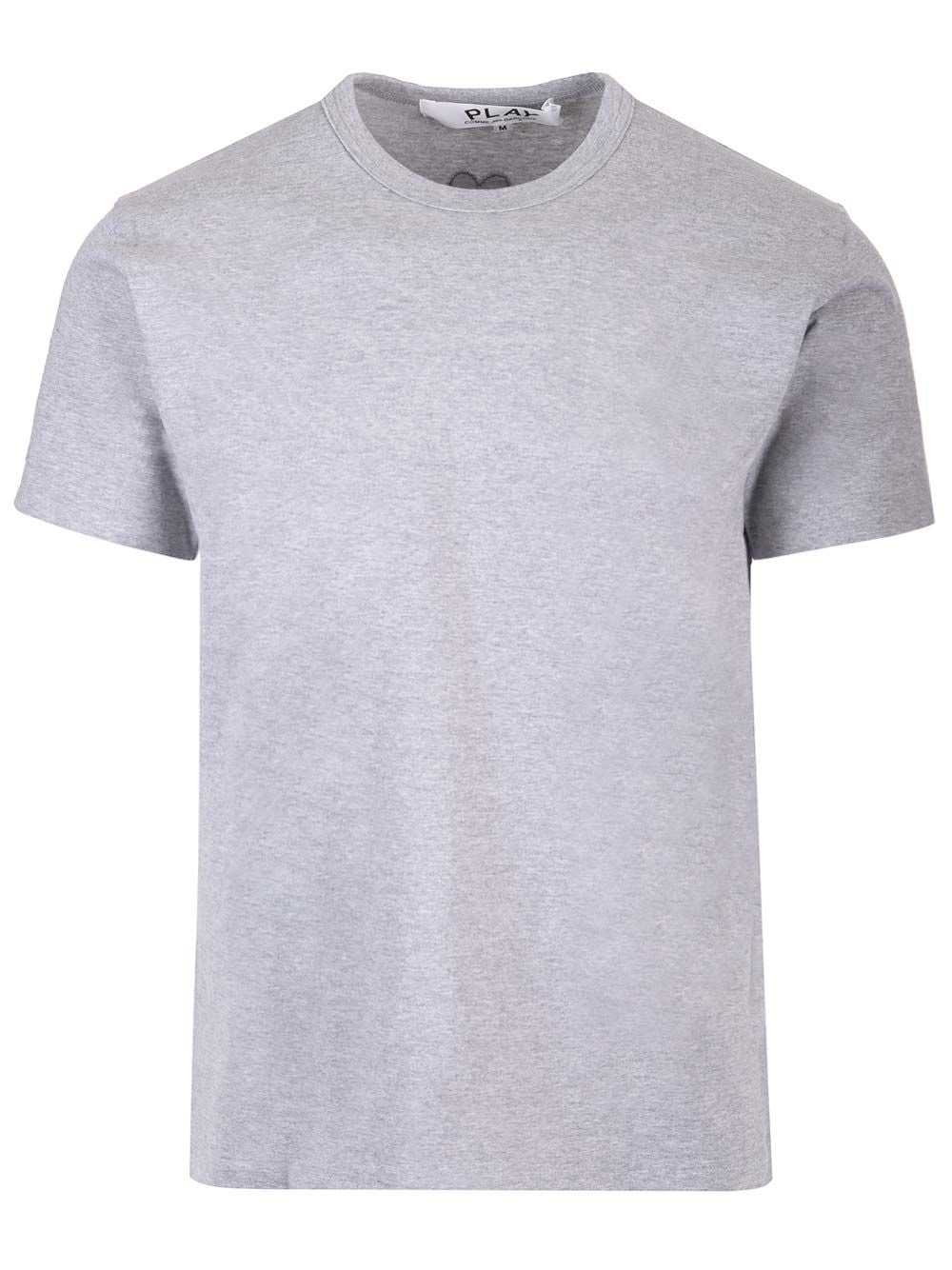 Comme Des Garcons Play Back Heart T-Shirt - Grey | 529e1142644a688a9a4be21fb230051e8a5e1576