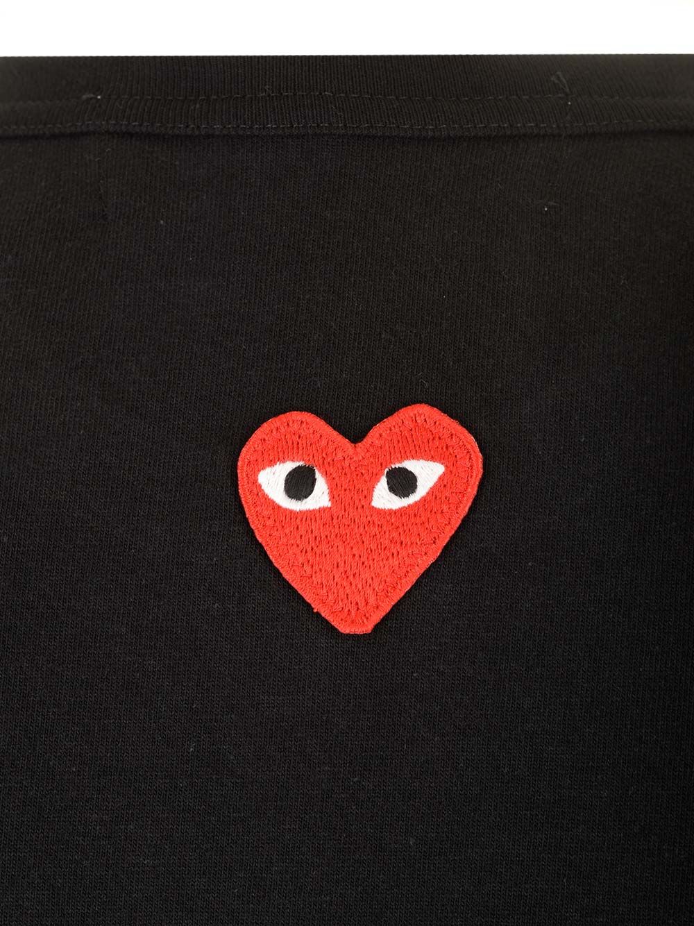 Comme Des Garcons Play Back Heart T-Shirt - Nero | c38426e4df4f6f692b2c27378492c5e30d17e3e3