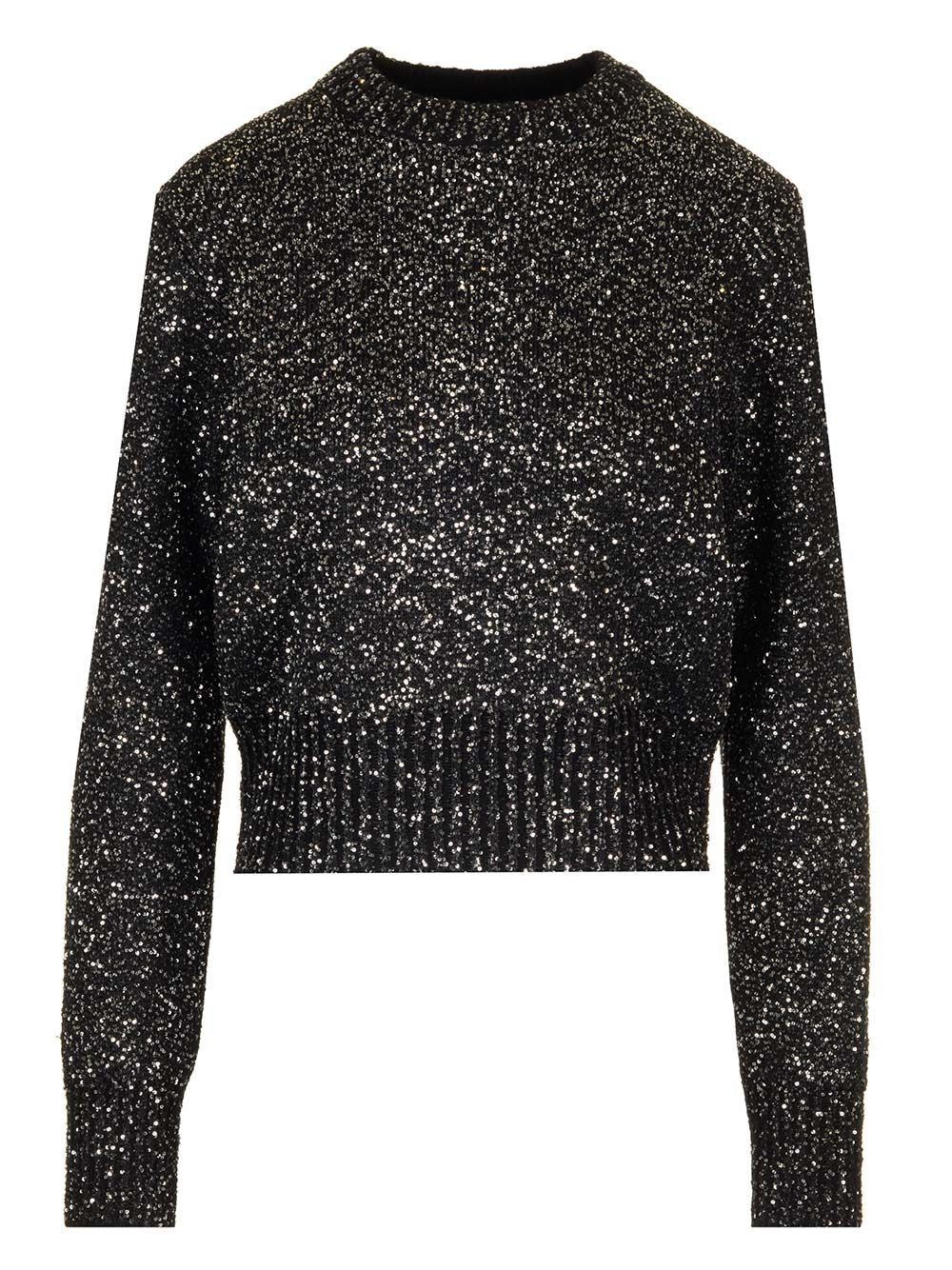 Golden Goose Deluxe Brand Sparkling Sweater Sweatshirts - Nero | 2489db6797d053d4a1eff028d207021c9cd757ee