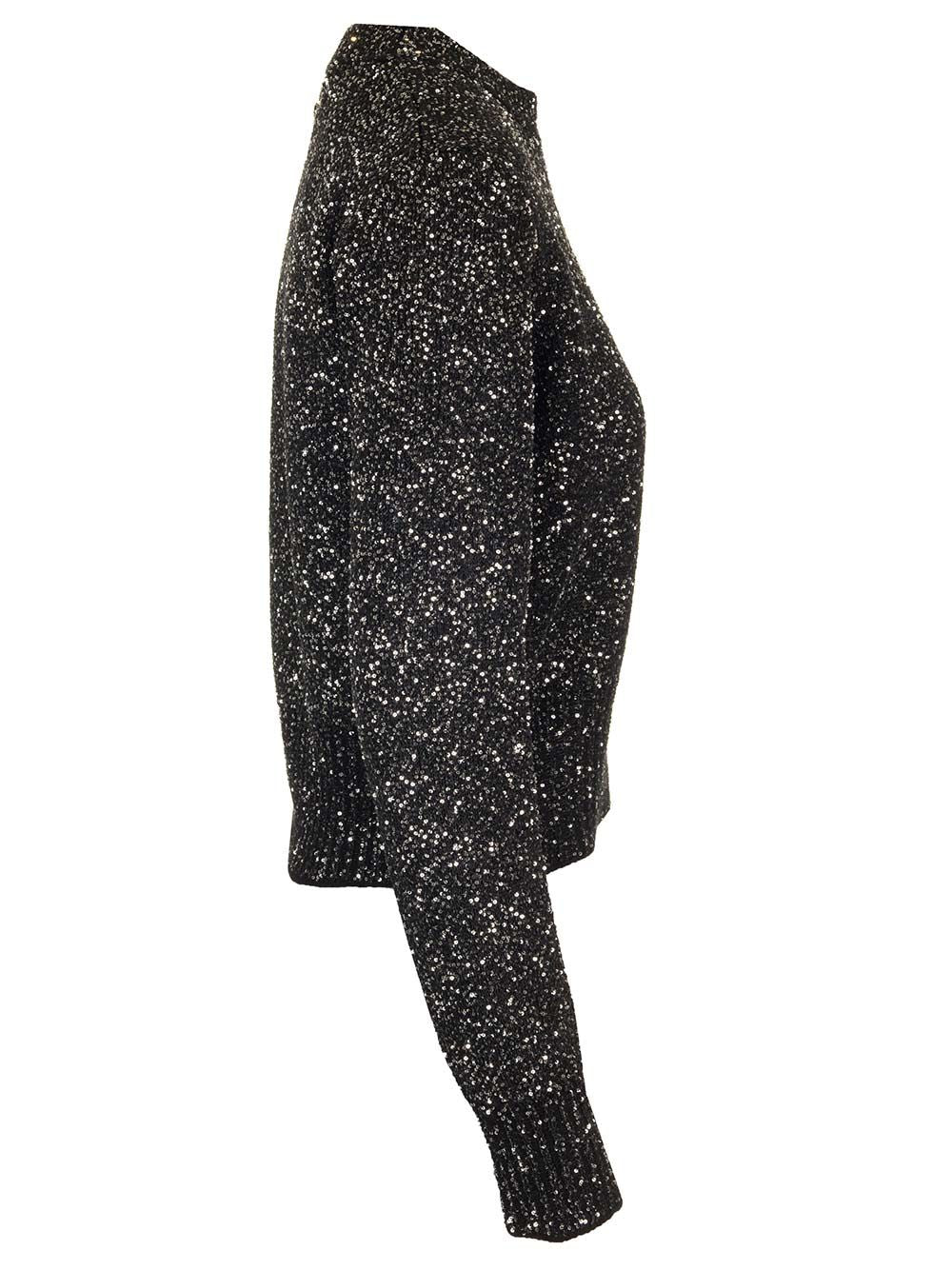 Golden Goose Deluxe Brand Sparkling Sweater Sweatshirts - Nero | a776b5ea6d79a5368d969bdc9af6580f9451ddd2