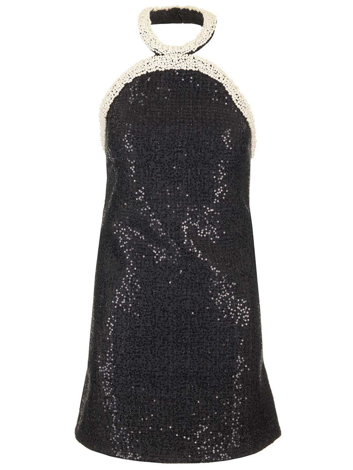 Self-Portrait Embellished Bouclè Mini Dress Abiti - Nero | f57d777586275650a8ab8768306c442669ecef4e