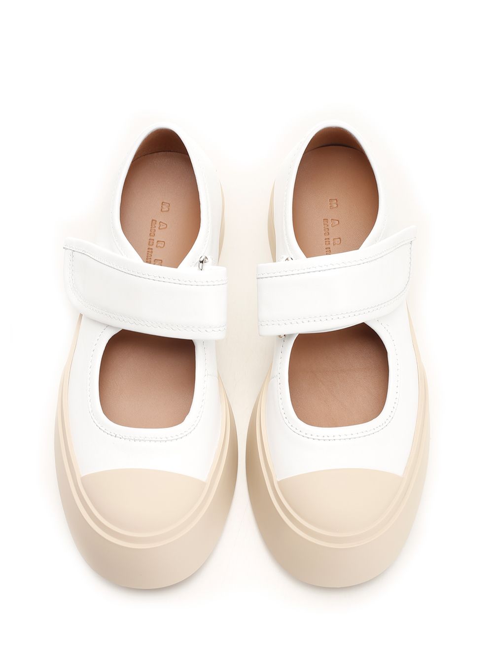 Marni Mary Jane Sneakers - Bianco | 536582b313d930907447c7305c54fa12b2553525