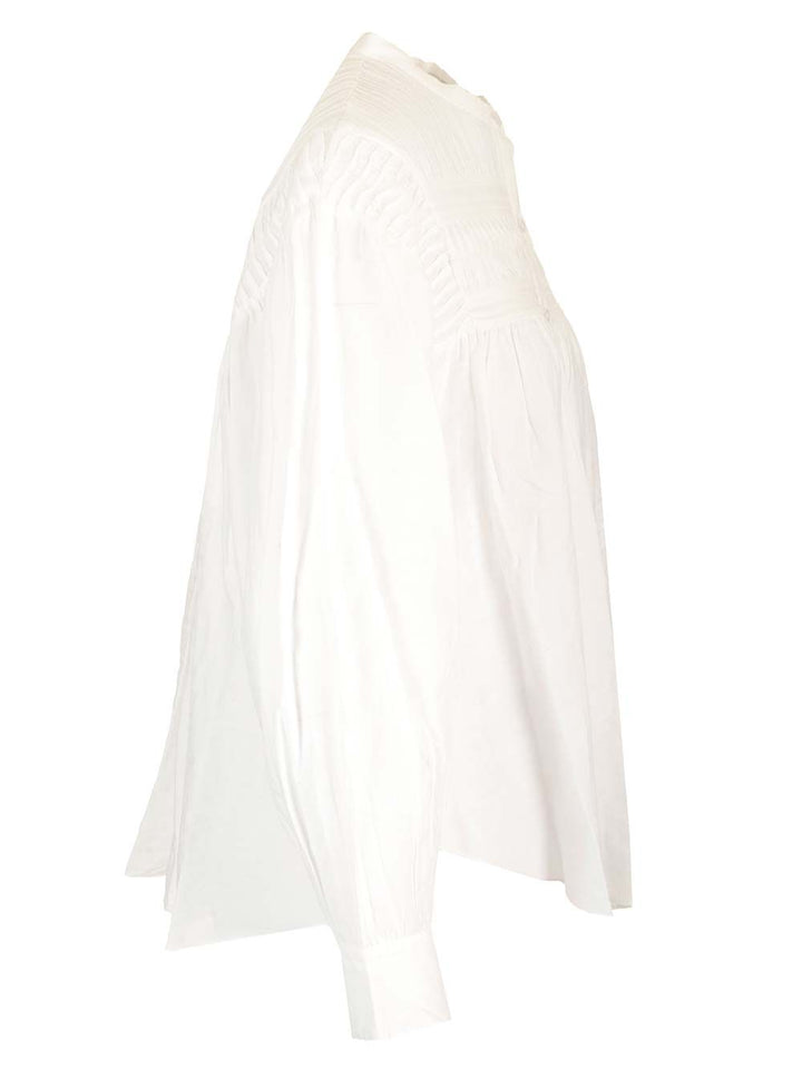 Marant Etoile Plalia Shirts - Bianco | 6863bce075aff753282660d4d9f6e0720681f104