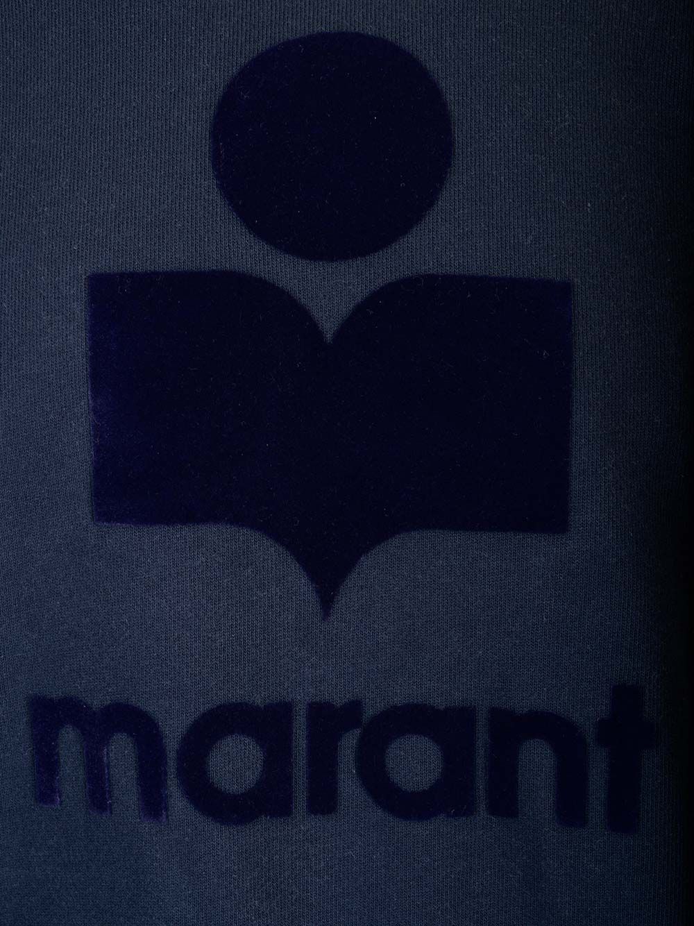 Marant Sweatshirt With Logo Sweatshirts - Blu | 560186b641f215bfbb1957dffa73f2cf7af80f20