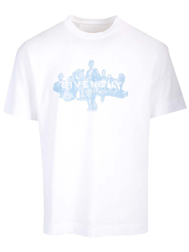 Givenchy Cotton T-Shirt - Bianco | dbbc8601fac37da0b9e784a3ade3472386cf9f7a