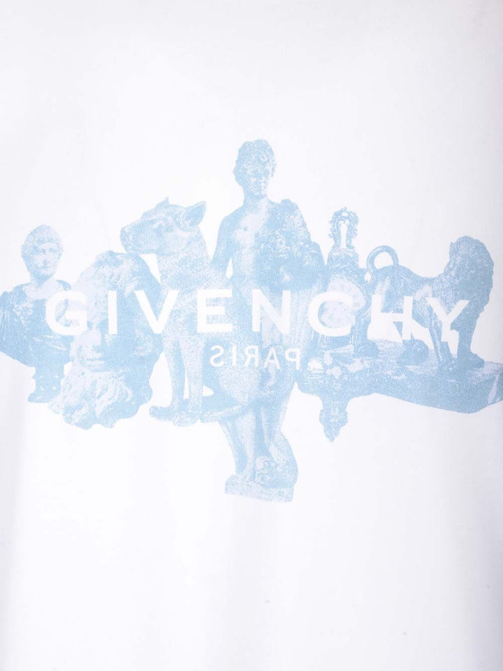 Givenchy Cotton T-Shirt - Bianco | 591d850c8082feebe63bd662ef281ba83b9f8c44