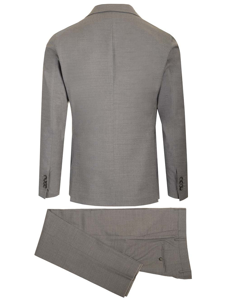 Tagliatore Montecarlo Wool Suit Abiti - Grey | 0297b3aa15204e411b584081471acd963f32325f