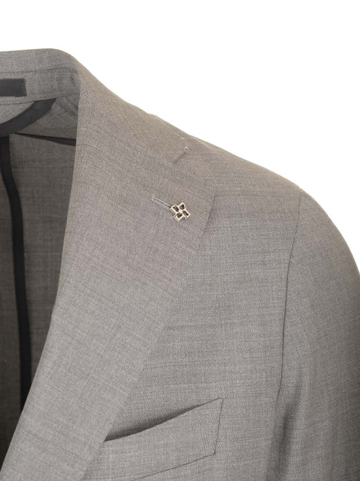 Tagliatore Montecarlo Wool Suit Abiti - Grey | d2b62bfbd977d888620db2b3cea9673061cae6ea