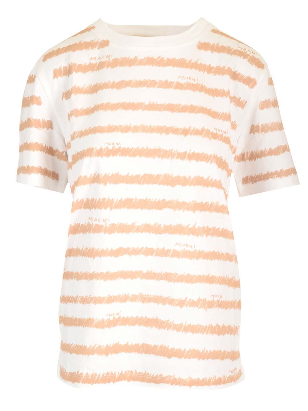 Marni Printed T-Shirt - Bianco | 78071ed551b4f566fbc51d2214804da42ec0372a