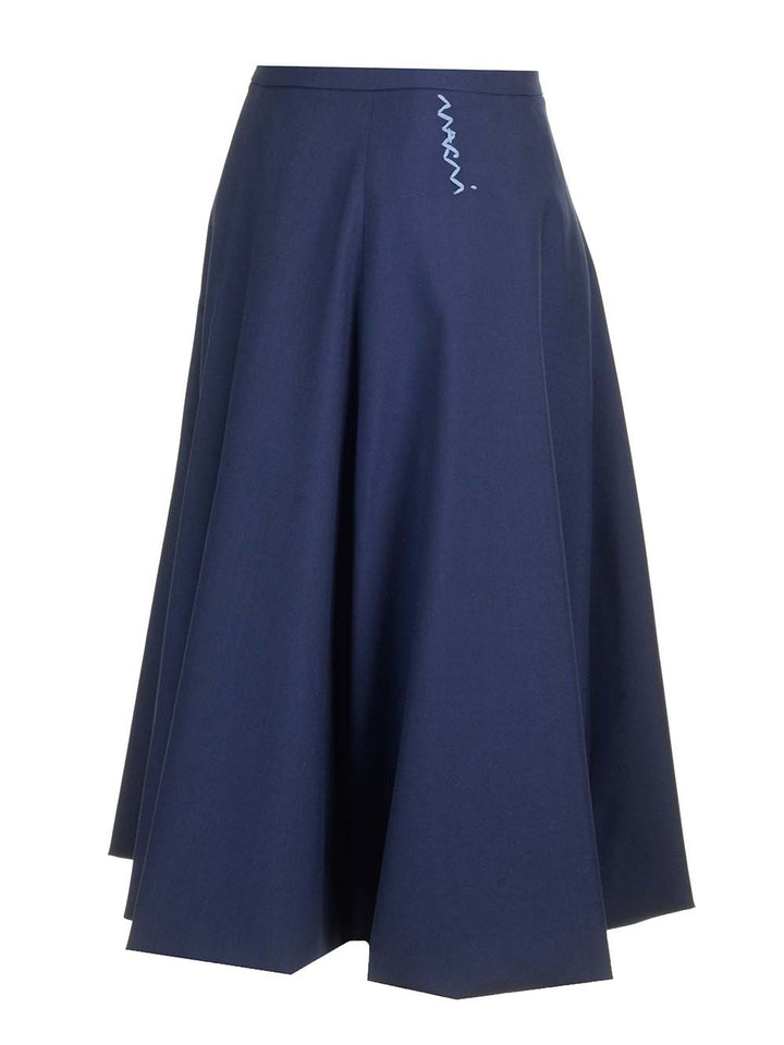 Marni Skirt Gonne - Blu | 9f52f35b083747e19aaac9a0d039aa0de43f8f35