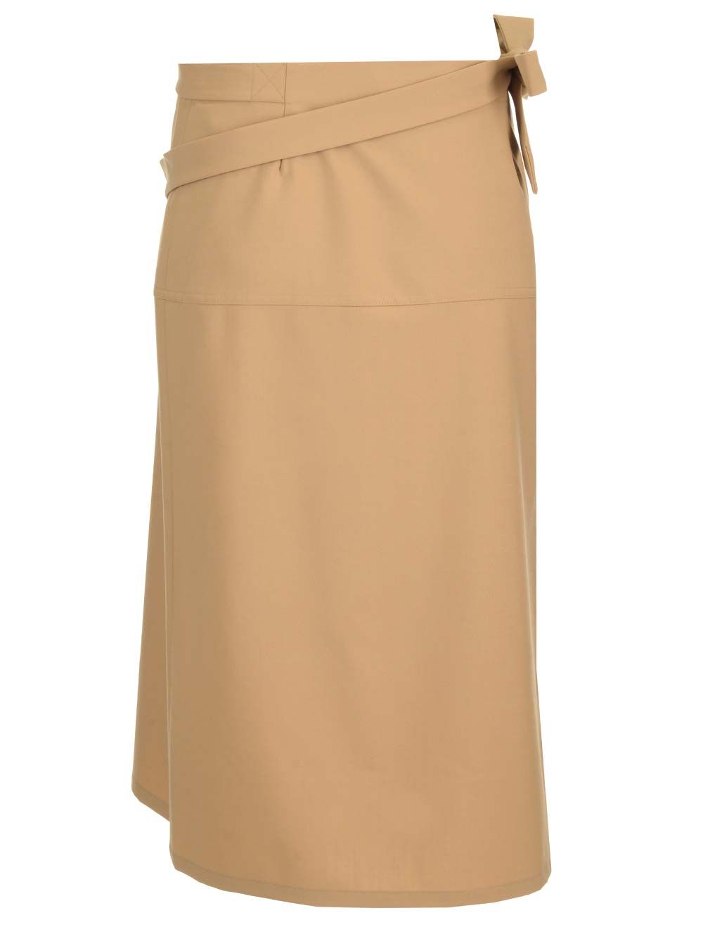 Marni Wrap Skirt Gonne - Beige | 593555d3e3bd1022ca13c43a396c771993f6da6a