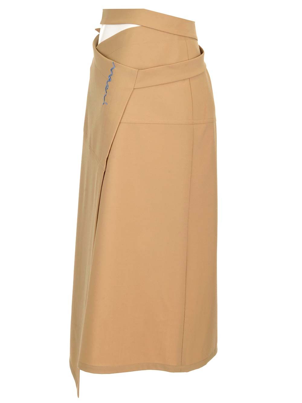 Marni Wrap Skirt Gonne - Beige | 02504fac29ce260c61746f6e197cf4e44e8fe722