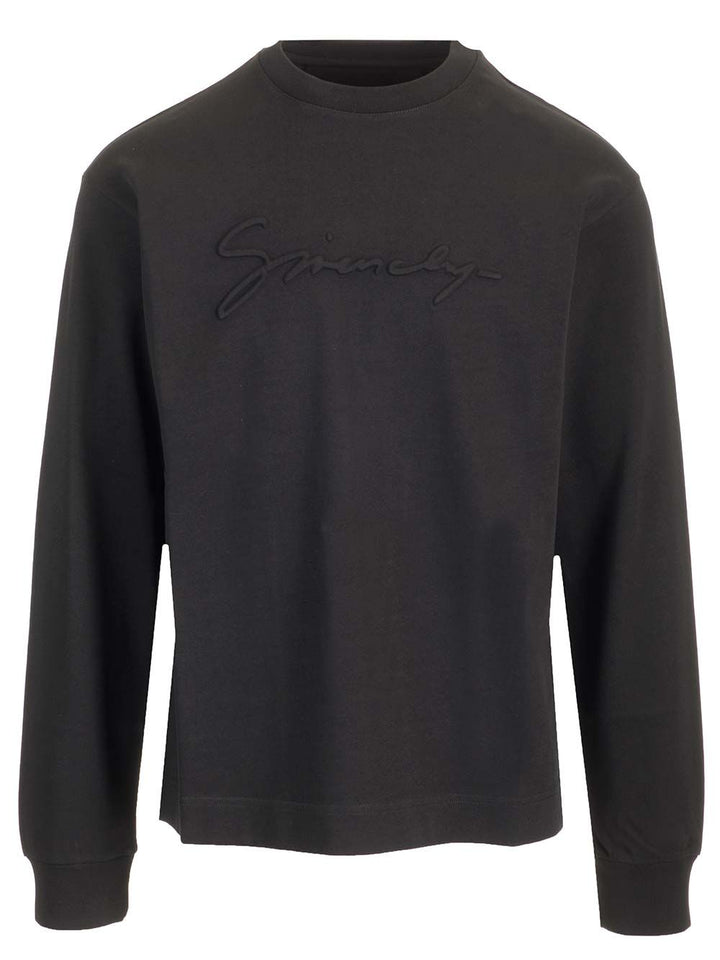 Givenchy Long-Sleeved T-Shirt Knitwear - Nero | 48af708597d0ba8ae26a32b3c9ef4492ece7cfb2