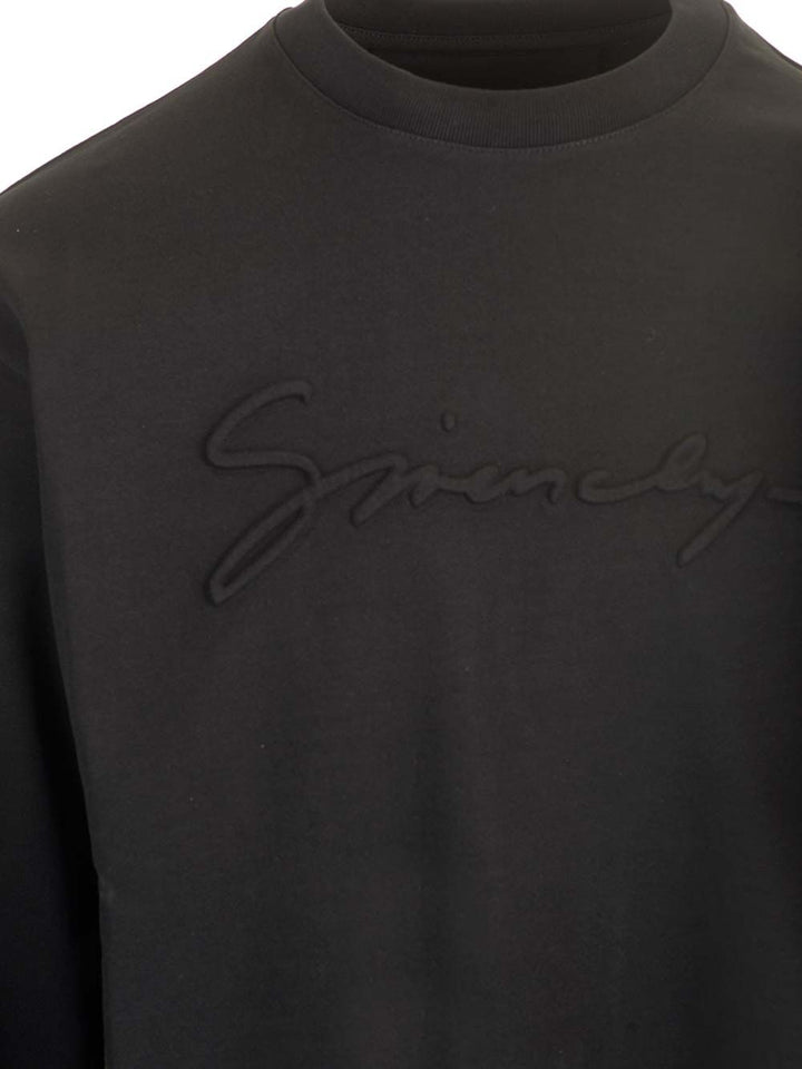 Givenchy Long-Sleeved T-Shirt Knitwear - Nero | ba84353e214ad0f592468f1cb4feeada6a478bf9