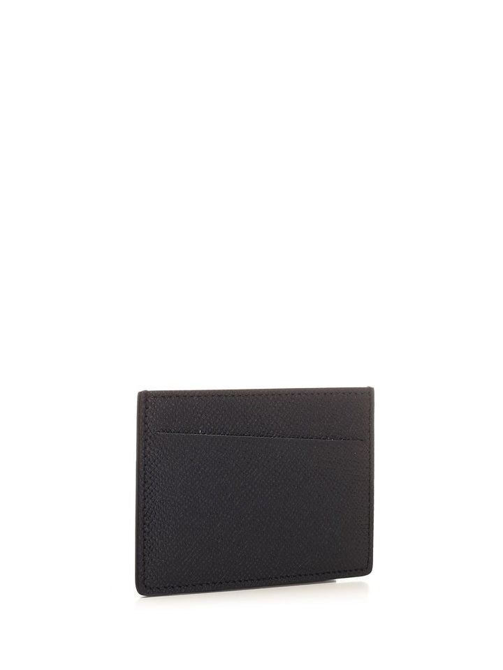 Maison Margiela Leather Card Holder Wallets - Nero | 55ffff3bc5ffe7cf41158b498fbc915ddc6c039c