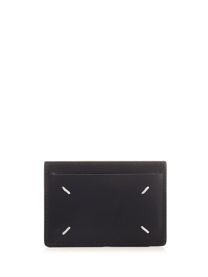Maison Margiela Leather Card Holder Wallets - Nero | 5ccf471253cbed9c28d496692053fbafd344cfd5