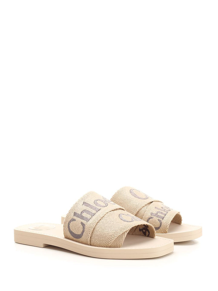 Chloe' Woody Sandali - Beige | e2f623ad10ad078fbbdd7fe83e209dfe1450357b