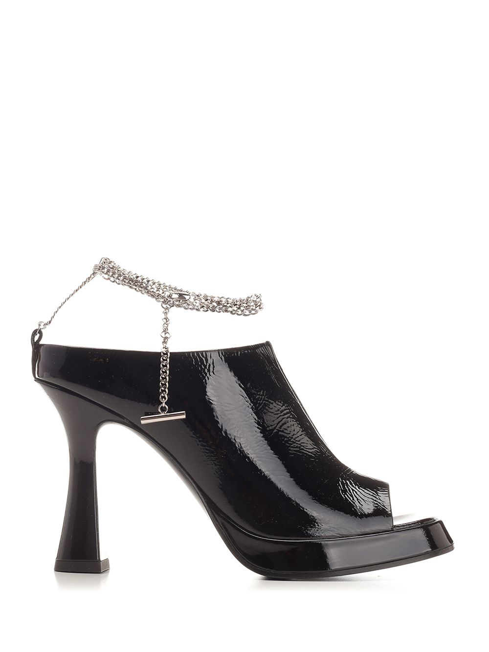 Mcqueen Ankle Chain Strap Sandali - Nero | 023be4272f937d790f86bc911a29c9adb6ae956d