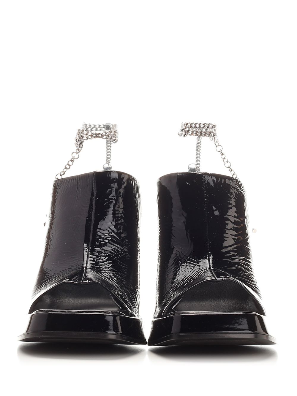 Mcqueen Ankle Chain Strap Sandali - Nero | c7fb4d236d43dc309345cd25903c0bb45f3fb8e4