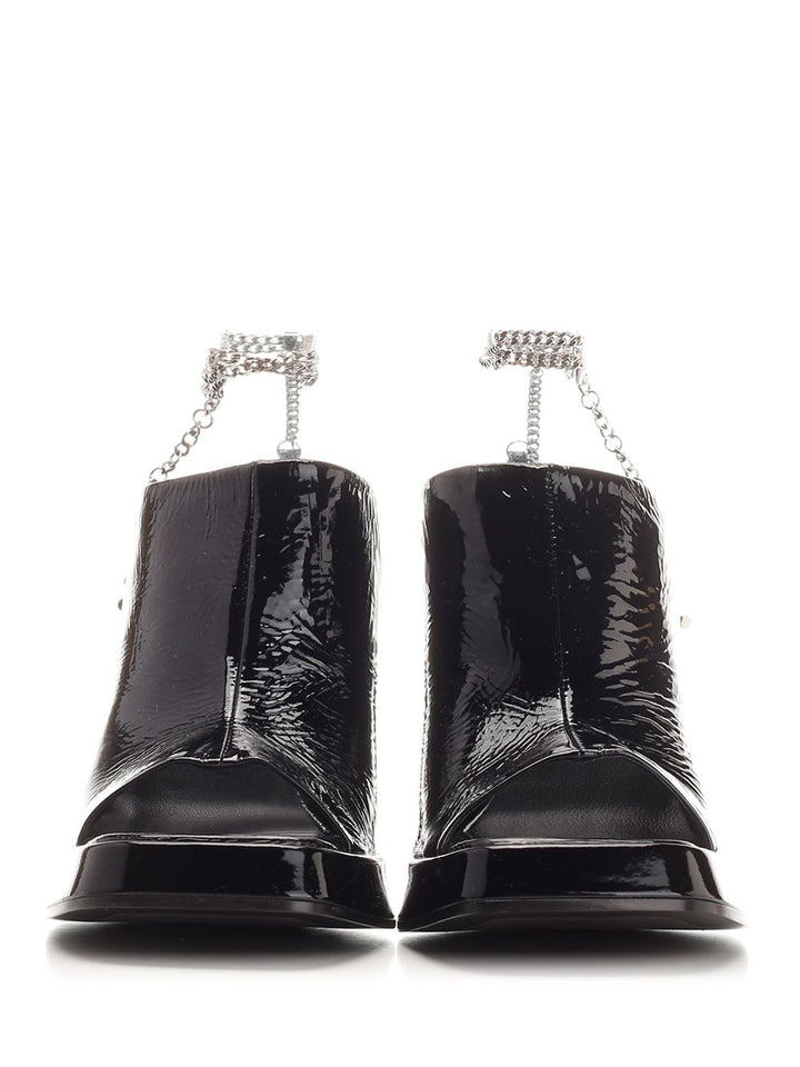 Mcqueen Ankle Chain Strap Sandali - Nero | c7fb4d236d43dc309345cd25903c0bb45f3fb8e4