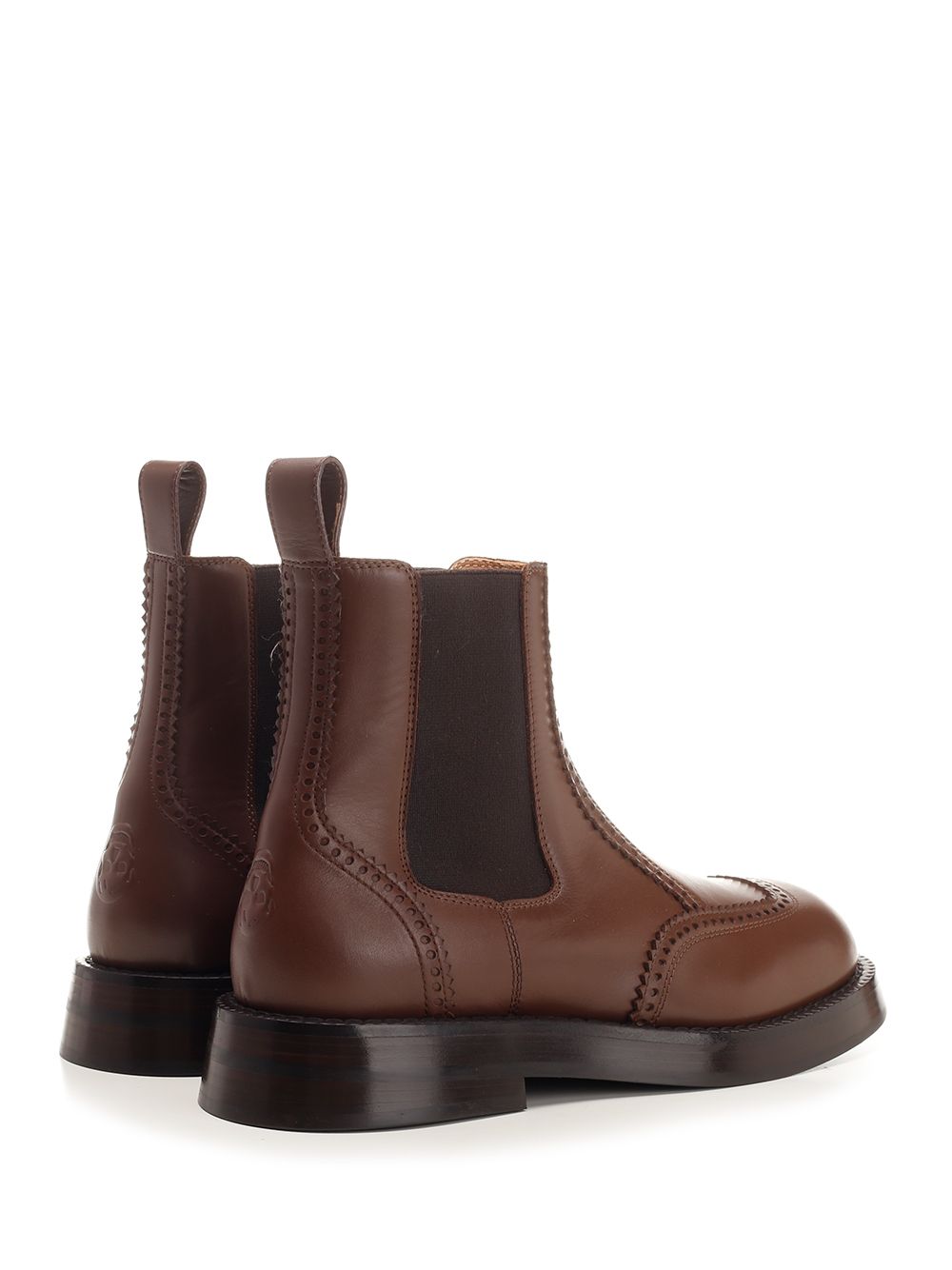 Mcqueen Chelsea Brogue Boots - Marrone | d8adaa09ac5366b5dd20351987ce9cb97c633554