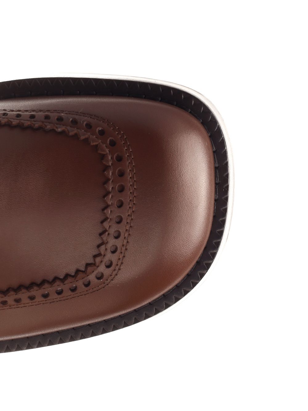 Mcqueen Chelsea Brogue Boots - Marrone | ee6308e6cf543ccb9e72d7e63b1463bcb25aae72