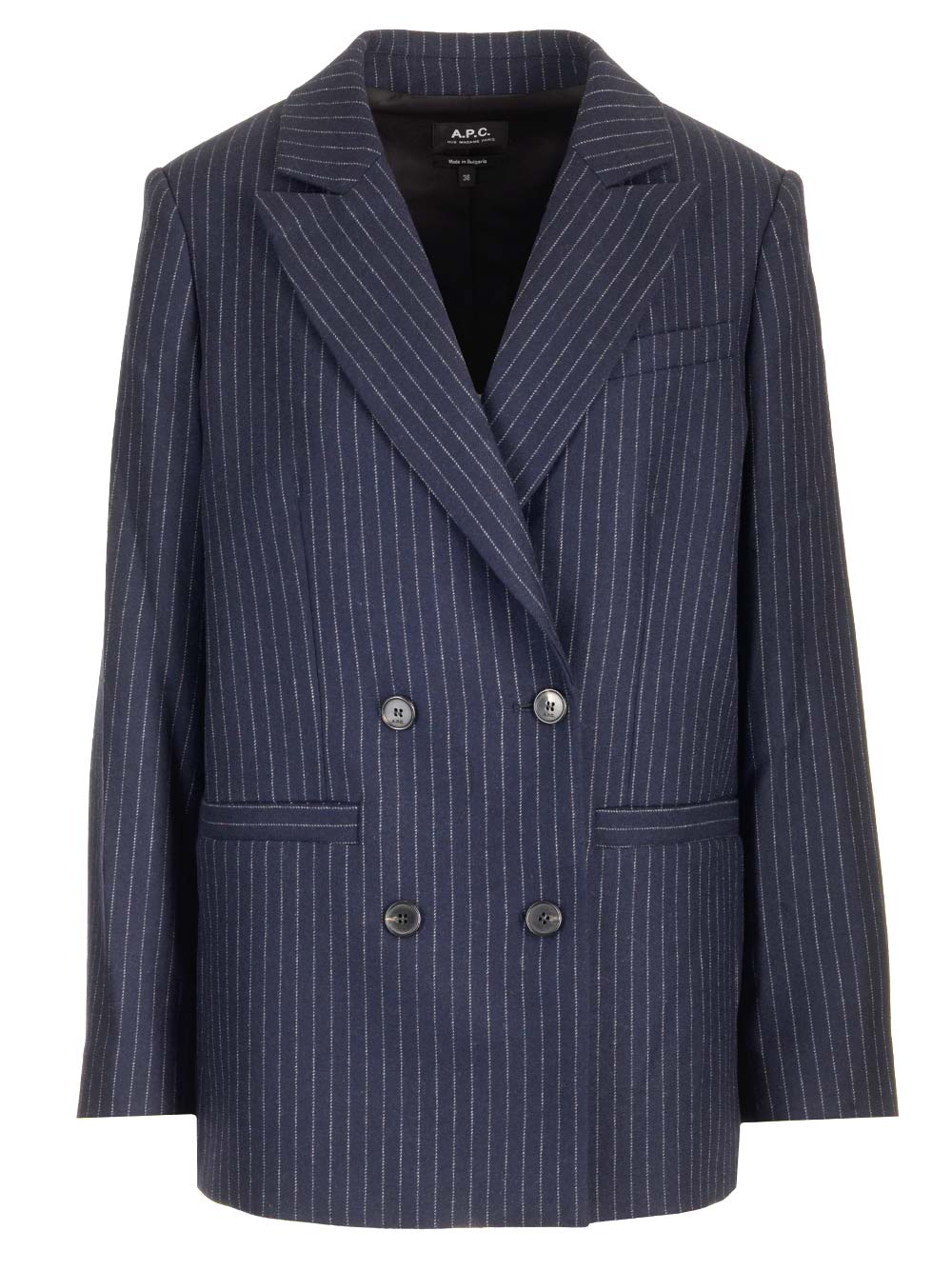 A.P.C. Double-Breasted Blazer Giacche - Blu | e03e15369ebdf2ca7b1b045246d974f4c2e60234