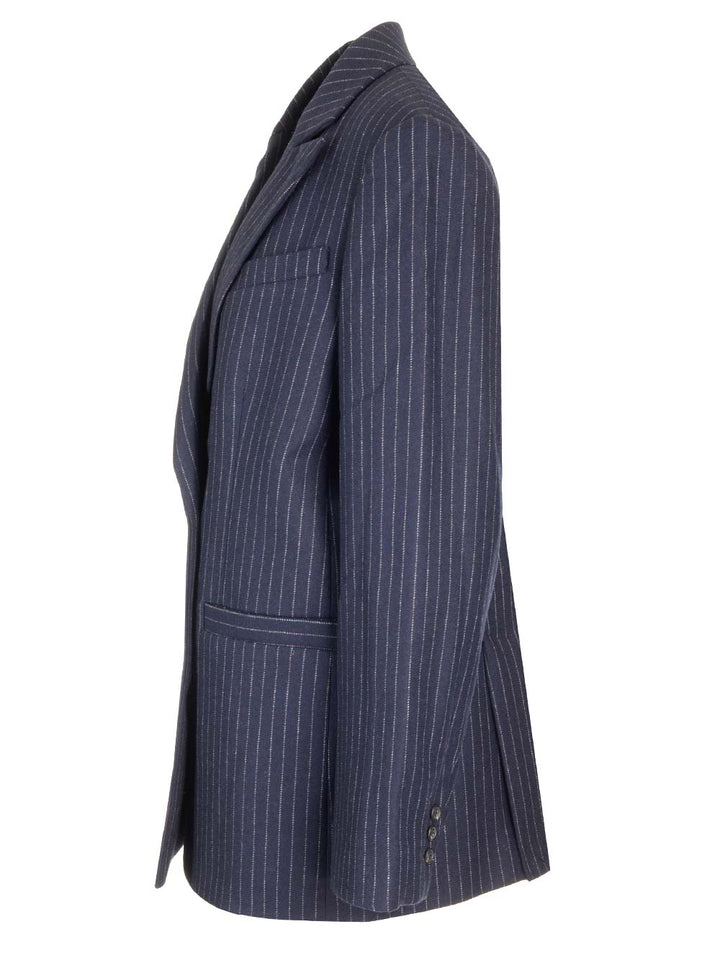 A.P.C. Double-Breasted Blazer Giacche - Blu | 8710e1defe2c00b9efcb97932d9f56112f97a2bd
