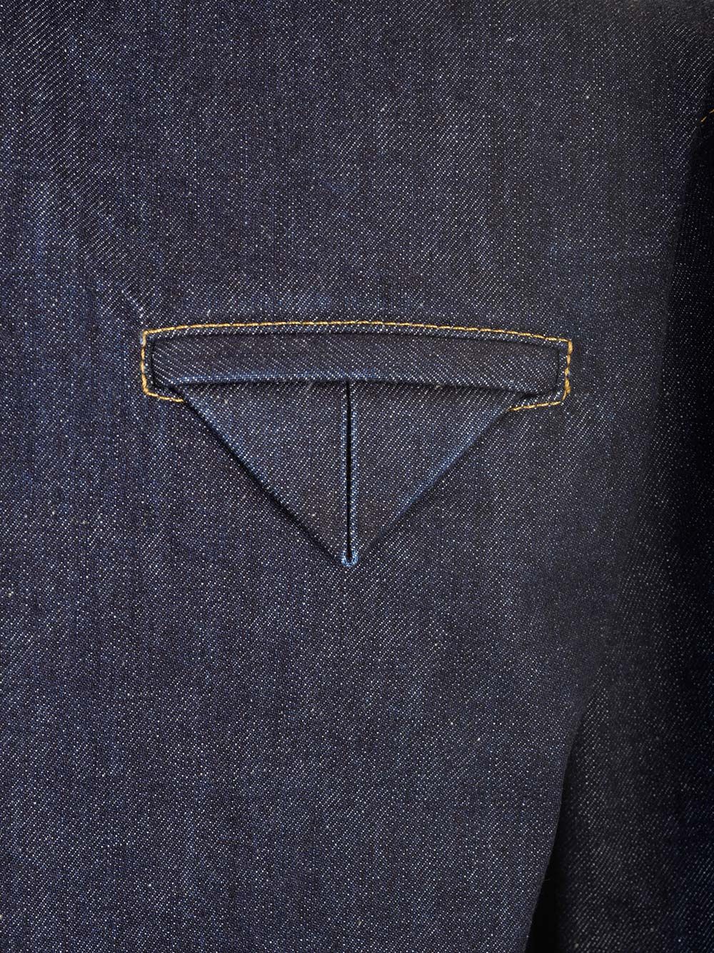 Bottega Veneta Denim Shirt Shirts - Blu | 94763b516906ab3665a5b37e494ccf699826fe25