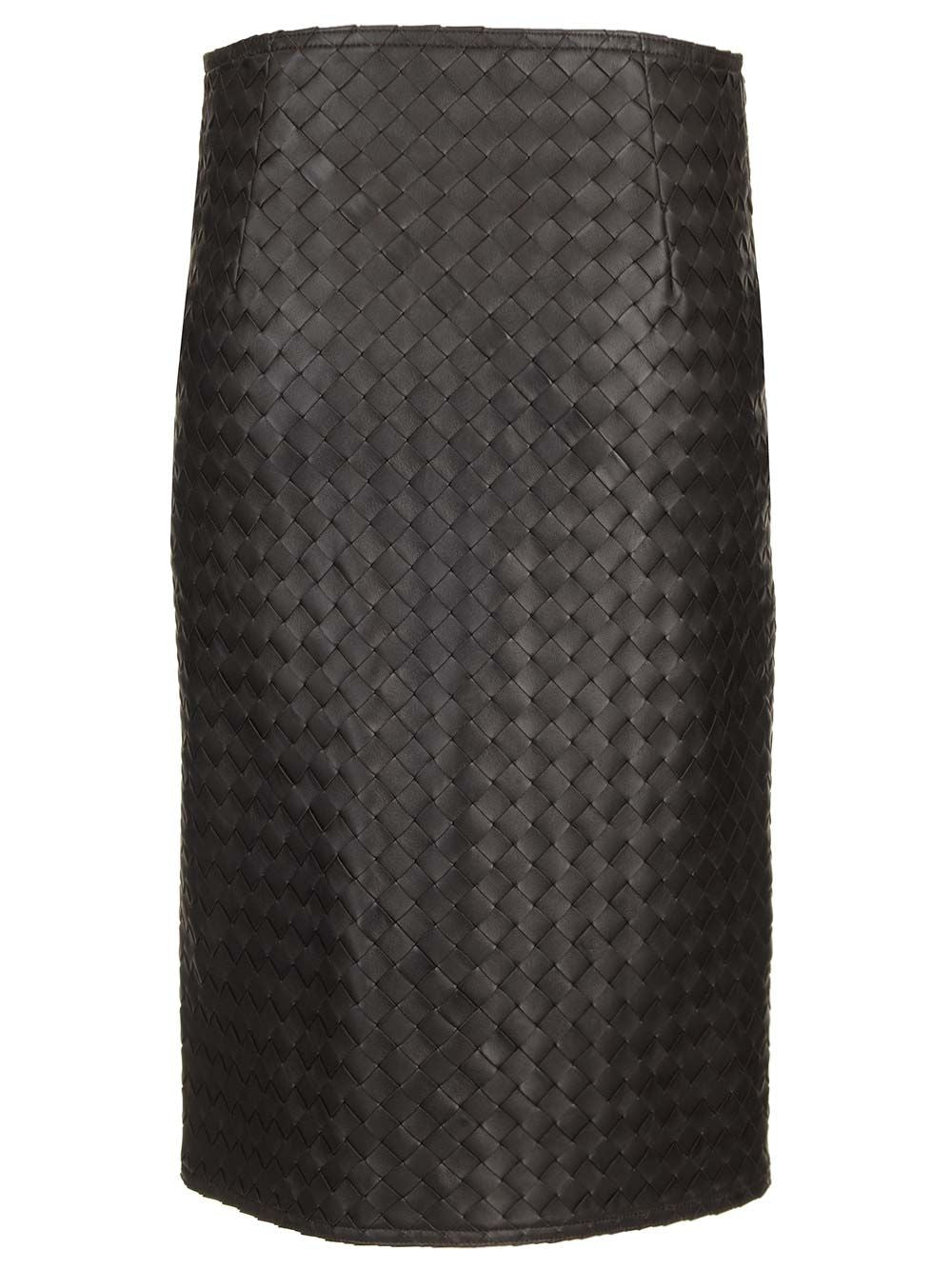 Bottega Veneta Leather Pencil Skirt Gonne - Marrone | 94451014fda7bcb44c5a24e017feecd1a6c1725b