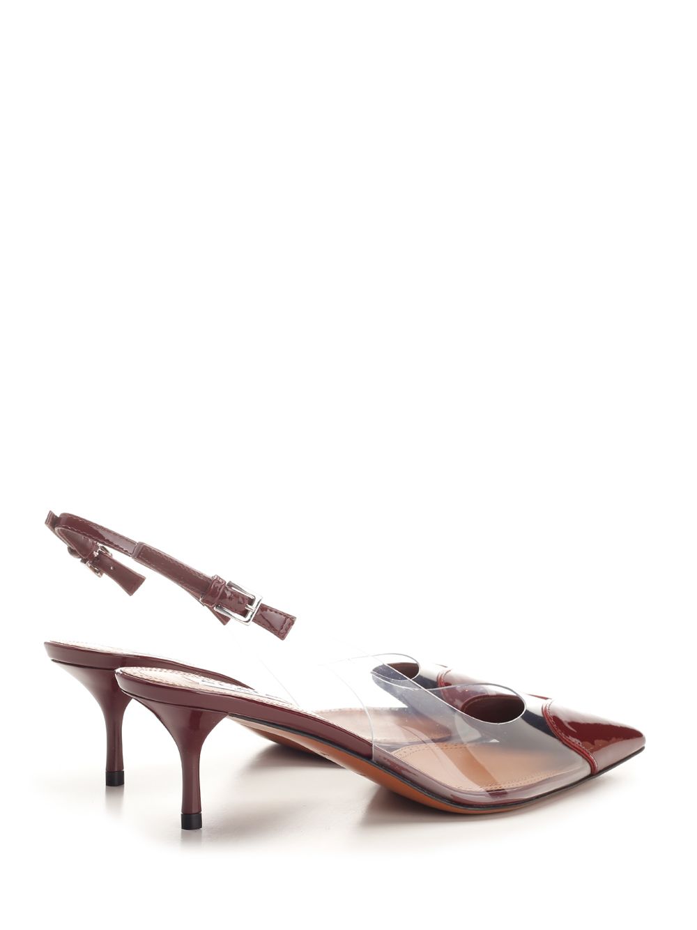 AlaÏA Le Cœur Patent Leather Slingback Decollete - Giallo | 80d174dca98d61d103e30b3c62adfd172f165be9