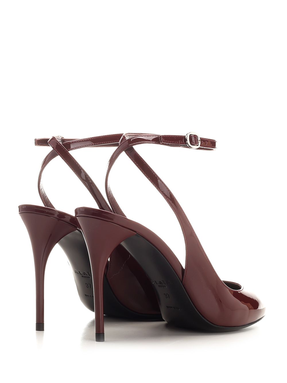 AlaÏA Rounded Toe Sling Back Decollete - Bordeaux | 50b34b01818985b7ea5ef90ebb97ce7aa6566b39