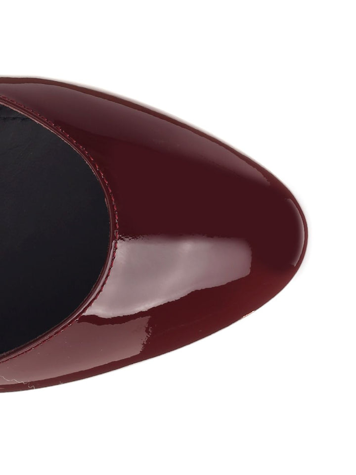 AlaÏA Rounded Toe Sling Back Decollete - Bordeaux | 010c153e4140c63b058f36290d33f9d14f83e98a