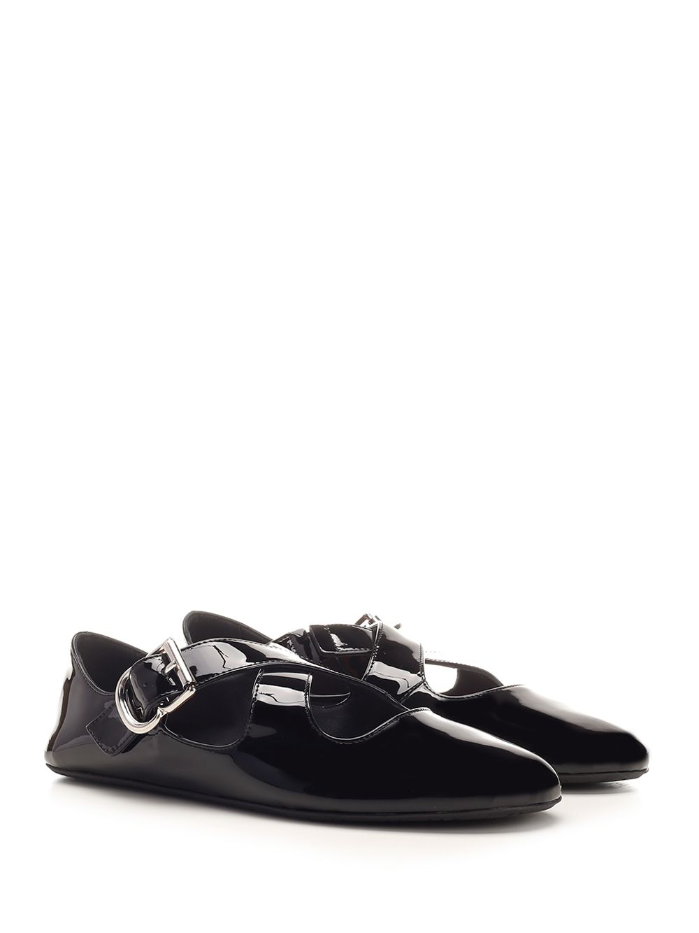 AlaÏA Cross-Over Ballet Flats Scarpe basse - Nero | 7953c4679ea8a57cb169b1508799c6f69406d73e