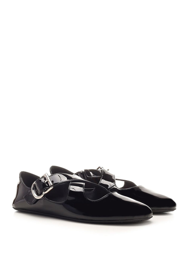 AlaÏA Cross-Over Ballet Flats Scarpe basse - Nero | 7953c4679ea8a57cb169b1508799c6f69406d73e