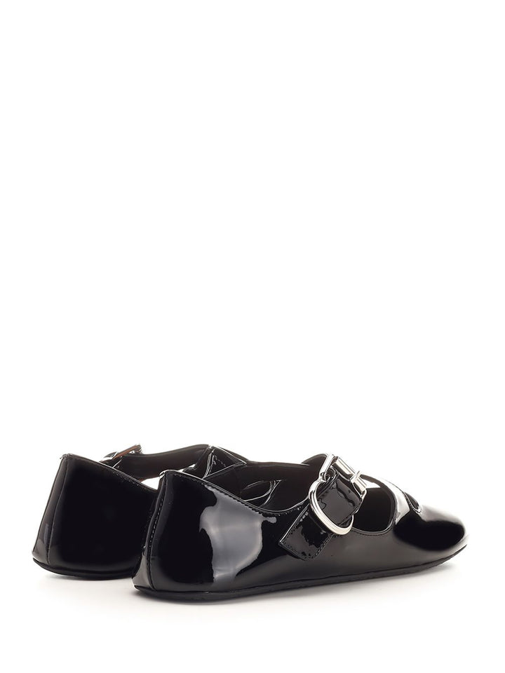 AlaÏA Cross-Over Ballet Flats Scarpe basse - Nero | 28334d02b3c2be7763f8168fa12ecbc23bdac3a7