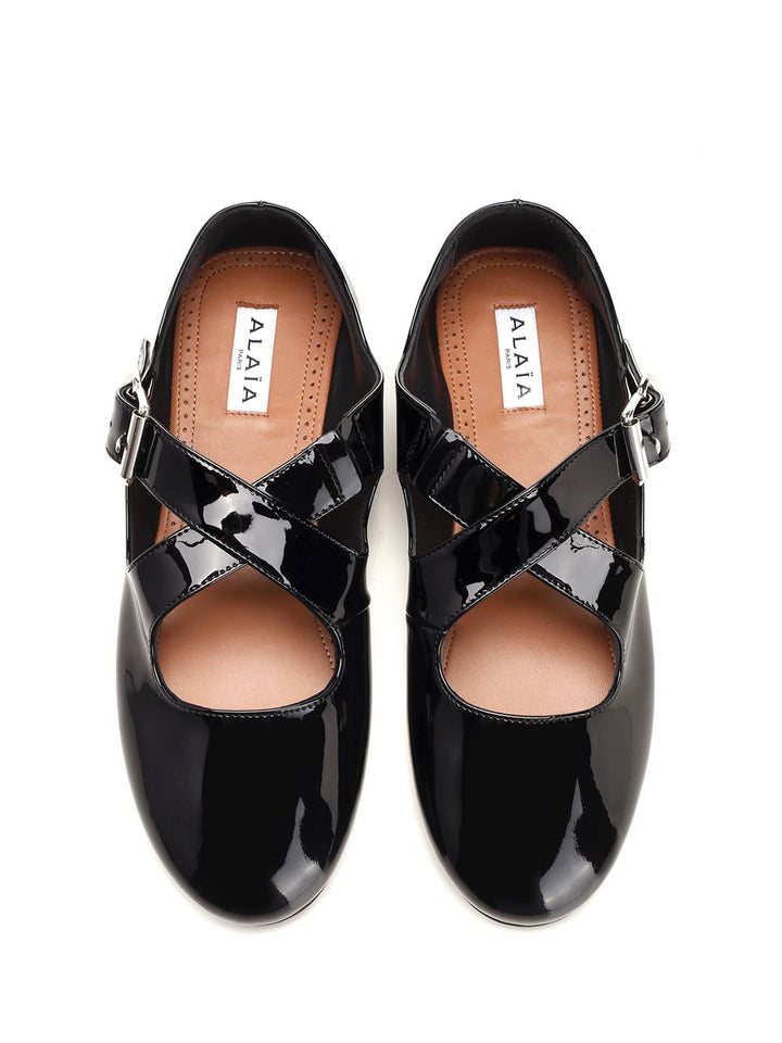 AlaÏA Cross-Over Ballet Flats Scarpe basse - Nero | 4129ae0ffbcf1d6fef62693528f5fdad5467dfb5