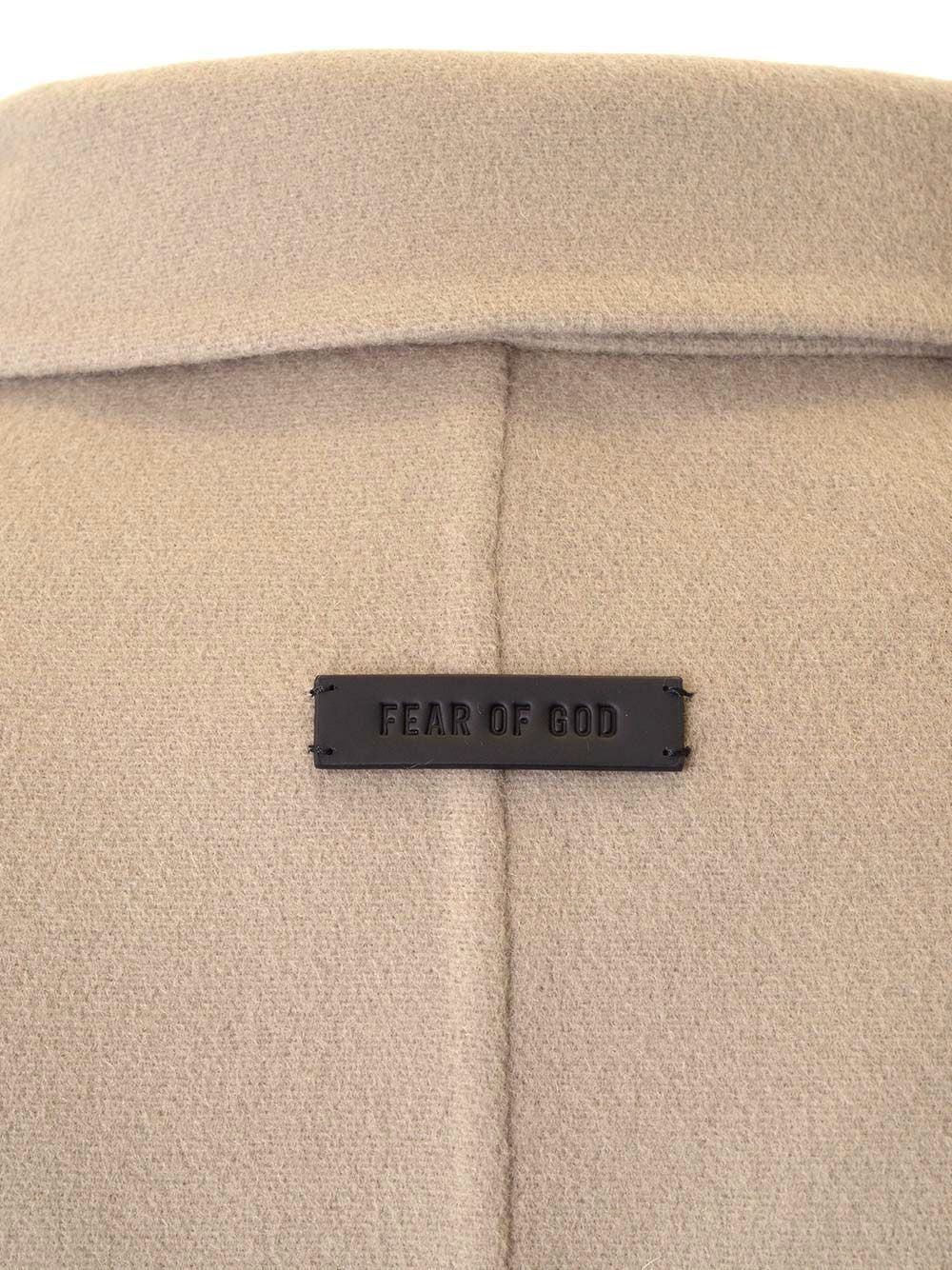 Fear Of God Wool And Cashmere Overshirt Giacche - Beige | b36ee3191d04469d305d728e7f5ca985e2062611