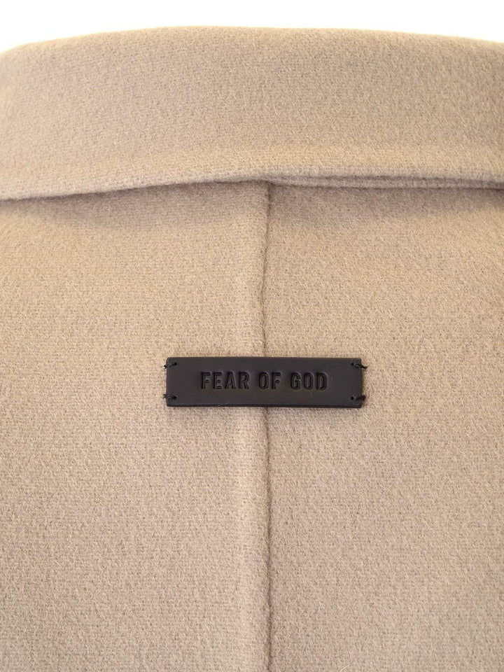 Fear Of God Wool And Cashmere Overshirt Giacche - Beige | b36ee3191d04469d305d728e7f5ca985e2062611