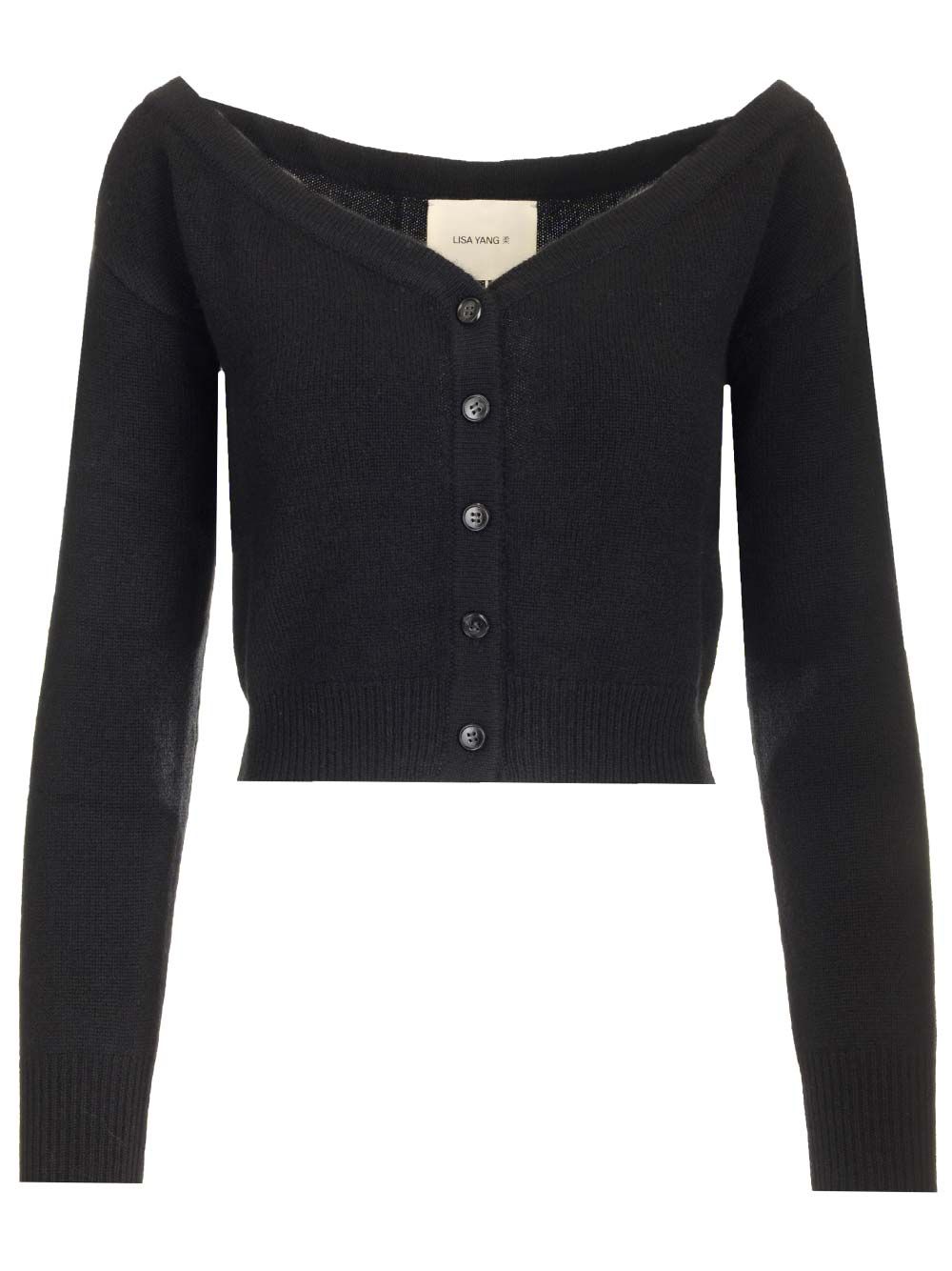 Lisa Yang Beata Knitwear - Nero | 13257df4481ac3cf9cbd5b66a5bf691f78ee9d35