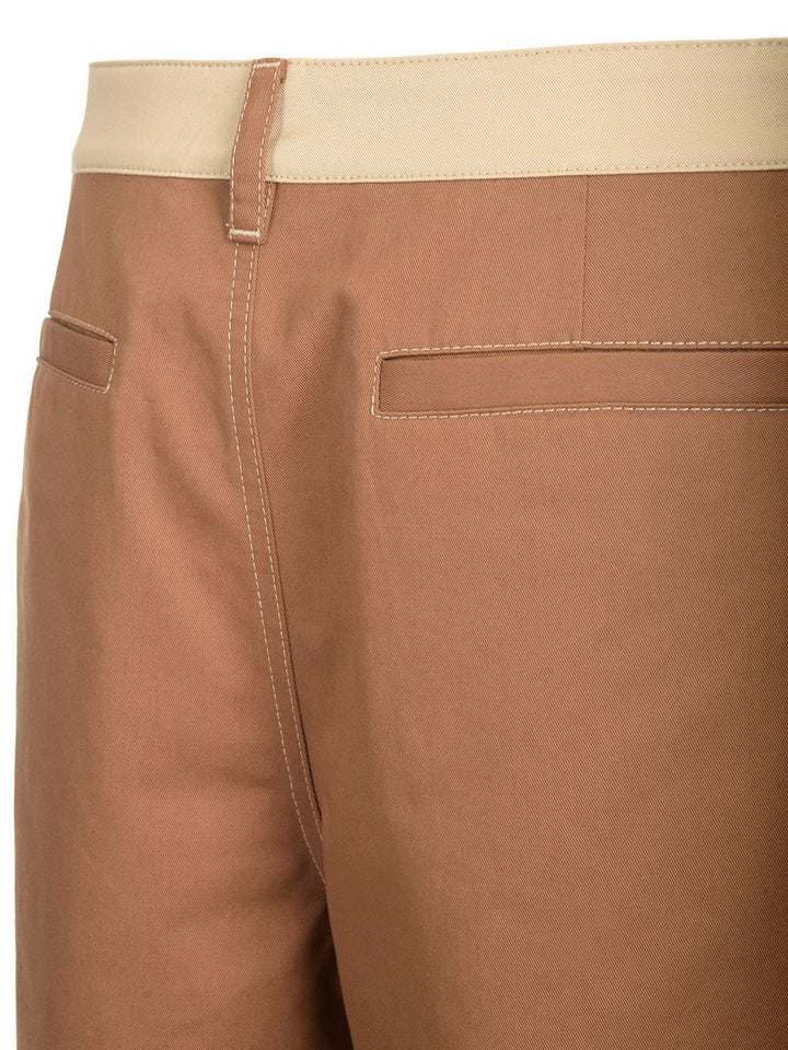Off-White Cotton Cargo Pants Trousers - Marrone | b7c4c64ee67e322d46df1b8aa6bcf538b1b3d0de